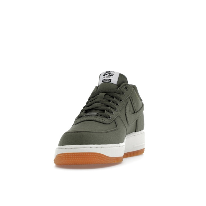 Supreme x Nike Air Force 1 Low Premium 08 NRG Cargo Khaki - мужская сетка размеров Supreme x Nike Air Force 1 Low Premium 08 NRG Cargo Khaki - мужская сетка размеров