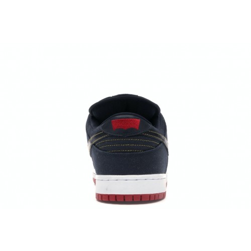 Кроссы Nike SB Dunk Low Levis Blue Denim - мужская сетка размеров