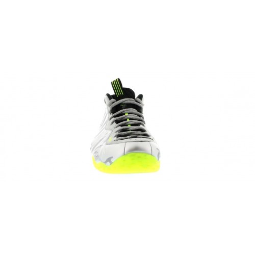 Кроссы Nike Air Foamposite One Silver Volt Camo - мужская сетка размеров