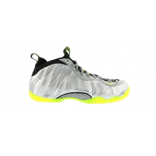 Кроссы Nike Air Foamposite One Silver Volt Camo - мужская сетка размеров