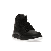 Подростковые Jordan 1 Retro High Black Perforated (GS)