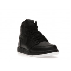Подростковые Jordan 1 Retro High Black Perforated (GS)