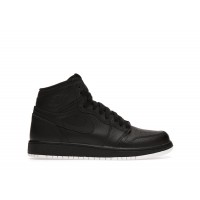 Подростковые Jordan 1 Retro High Black Perforated (GS)