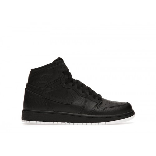Air Jordan 1 Retro High OG GS Black Perforated - подростковая сетка размеров