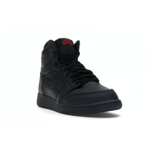 Air Jordan 1 Retro High OG BG Black University Red - подростковая сетка размеров