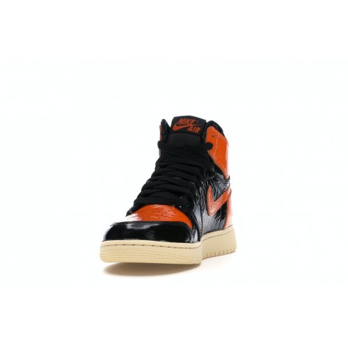 Кроссы Jordan 1 Retro High Shattered Backboard 3.0 (GS) - подростковая сетка размеров