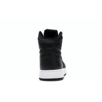 Подростковые Jordan 1 Retro High Black Satin Gym Red Black (GS)