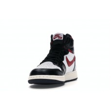 Подростковые Jordan 1 Retro High Black Gym Red (GS)