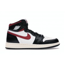Подростковые Jordan 1 Retro High Black Gym Red (GS)