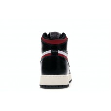 Подростковые Jordan 1 Retro High Black Gym Red (GS)