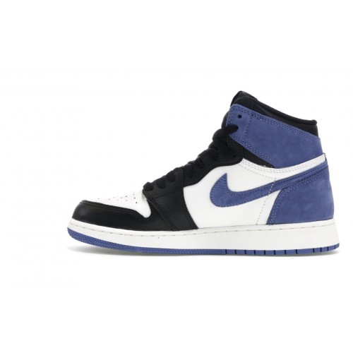 Кроссы Jordan 1 Retro High Blue Moon (GS) - подростковая сетка размеров