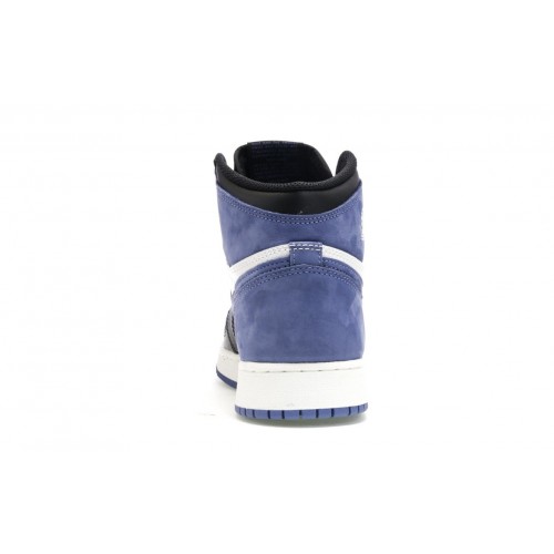 Кроссы Jordan 1 Retro High Blue Moon (GS) - подростковая сетка размеров