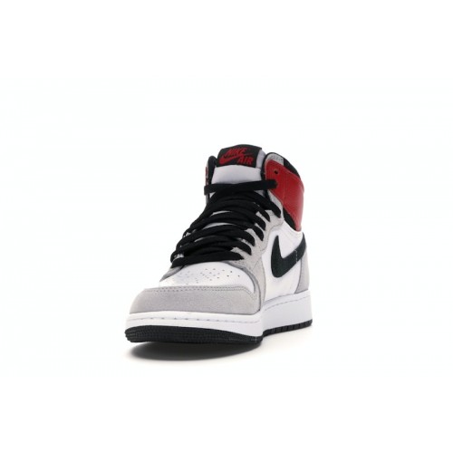 Кроссы Jordan 1 Retro High Light Smoke Grey (GS) - подростковая сетка размеров