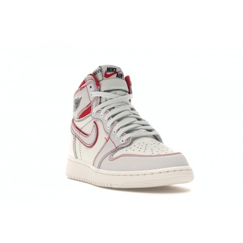 Air Jordan 1 Retro High OG GS Phantom - подростковая сетка размеров