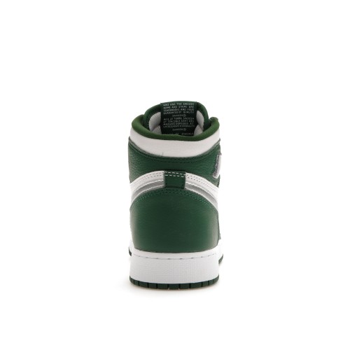 Кроссы Jordan 1 Retro High OG Gorge Green (GS) - подростковая сетка размеров
