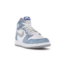 Подростковые Jordan 1 Retro High Hyper Royal Smoke Grey (GS)