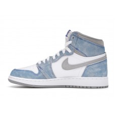 Подростковые Jordan 1 Retro High Hyper Royal Smoke Grey (GS)