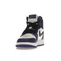Подростковые Jordan 1 Retro High Court Purple White (GS)