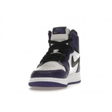 Подростковые Jordan 1 Retro High Court Purple White (GS)