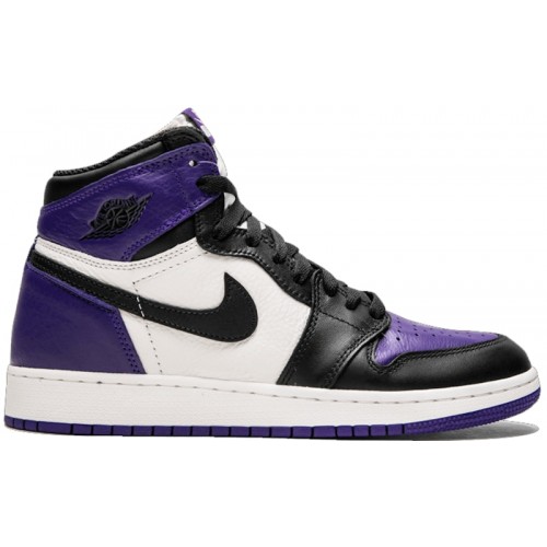 Air Jordan 1 Retro High OG GS Court Purple - подростковая сетка размеров