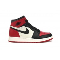Подростковые кроссовки Jordan 1 Retro High Bred Toe (GS)