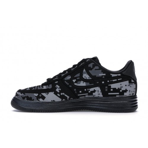 Кроссы Nike Lunar Force 1 Low Digi Camo Black - мужская сетка размеров