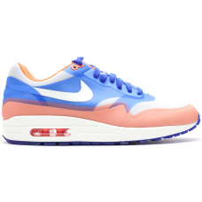 Женские кроссовки Nike Air Max 1 Hyperfuse Hyper Blue Total Crimson (W)