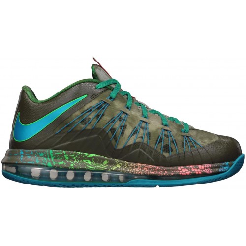 Кроссы Nike LeBron X Low Reptile - мужская сетка размеров