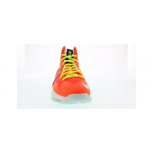 Кроссы Nike LeBron X Elite Total Crimson - мужская сетка размеров