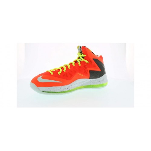 Кроссы Nike LeBron X Elite Total Crimson - мужская сетка размеров