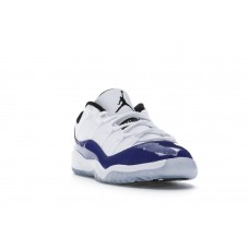 Детские кроссовки Jordan 11 Retro Low White Concord (PS)