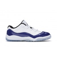 Детские кроссовки Jordan 11 Retro Low White Concord (PS)