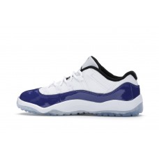 Детские кроссовки Jordan 11 Retro Low White Concord (PS)