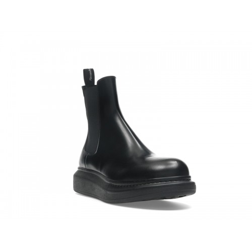 Alexander McQueen Hybrid Chelsea Boot Black - мужская сетка размеров