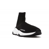 Женские кроссовки Balenciaga Speed Sneaker Black White Sole (W)