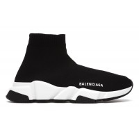 Женские кроссовки Balenciaga Speed Sneaker Black White Sole (W)