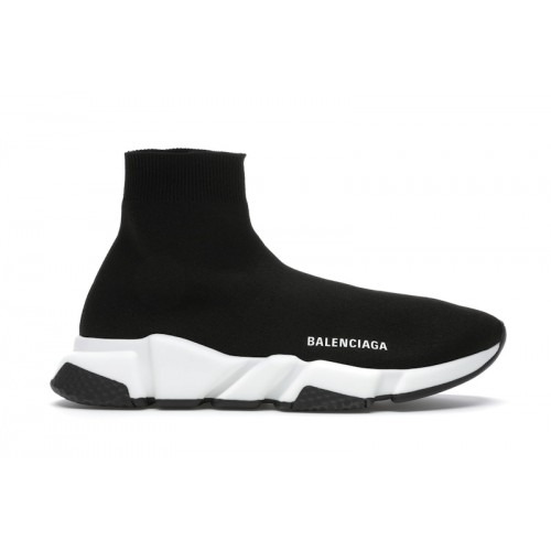 Кроссы Balenciaga Speed Knit High Black (2019) - мужская сетка размеров