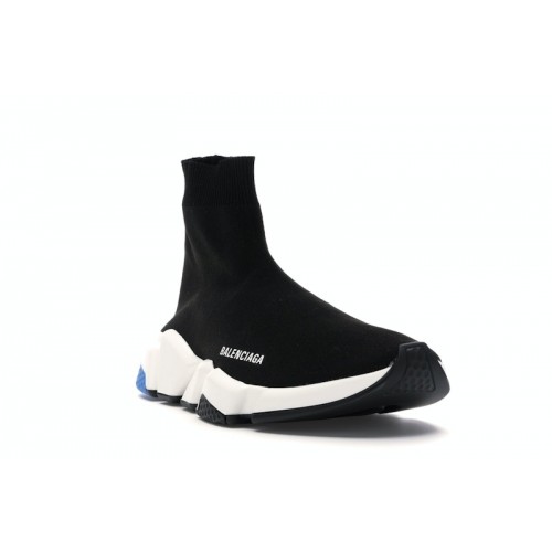 Кроссы Balenciaga Speed Trainer Black Blue - мужская сетка размеров