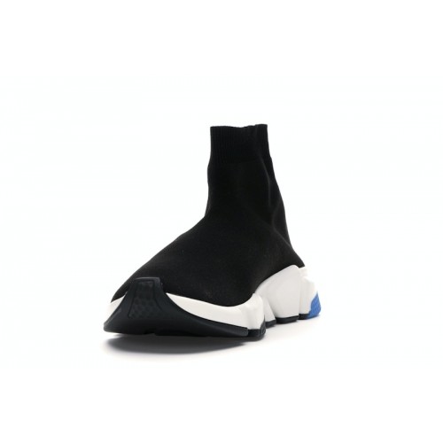 Кроссы Balenciaga Speed Trainer Black Blue - мужская сетка размеров