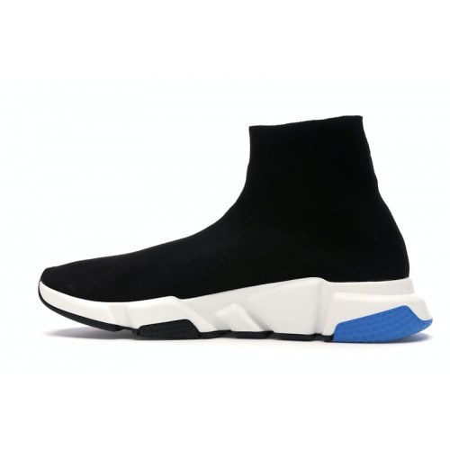 Кроссы Balenciaga Speed Trainer Black Blue - мужская сетка размеров