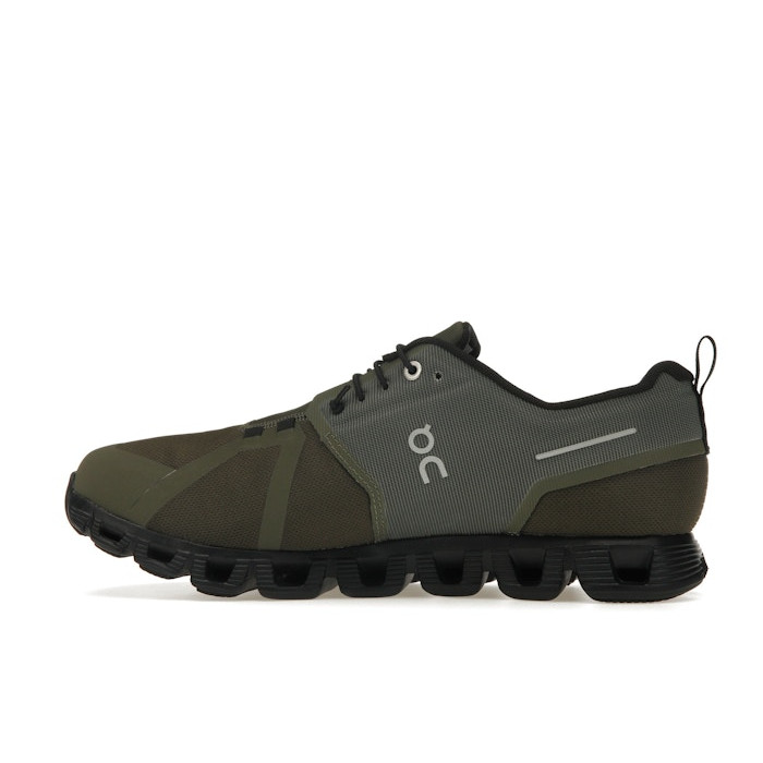 On Running Cloud 5 Waterproof Olive Black - мужская сетка размеров On Running Cloud 5 Waterproof Olive Black - мужская сетка размеров