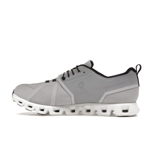 On Running Cloud 5 Waterproof Glacier Grey White - мужская сетка размеров On Running Cloud 5 Waterproof Glacier Grey White - мужская сетка размеров
