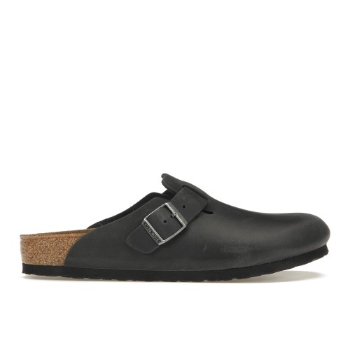 Birkenstock Boston Oiled Leather Black - мужская сетка размеров