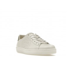 Gucci Ace Perforated Interlocking G White