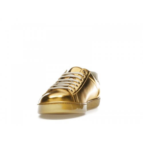 Gucci Ace Metallic Gold - мужская сетка размеров