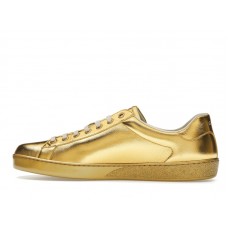 Gucci Ace Metallic Gold