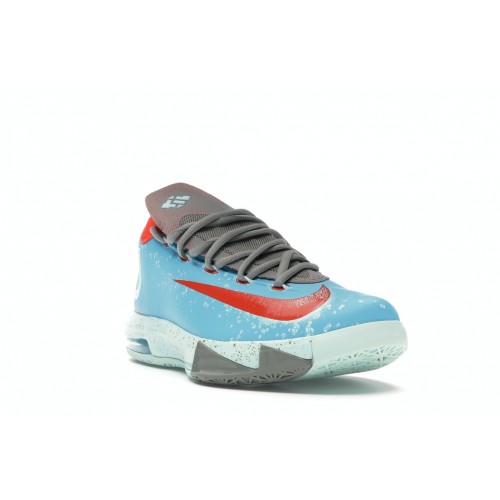 Кроссы Nike KD 6 Maryland Blue Crab - мужская сетка размеров