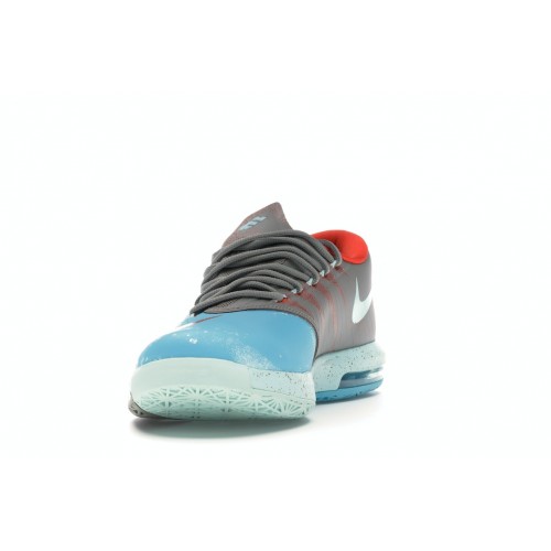 Кроссы Nike KD 6 Maryland Blue Crab - мужская сетка размеров