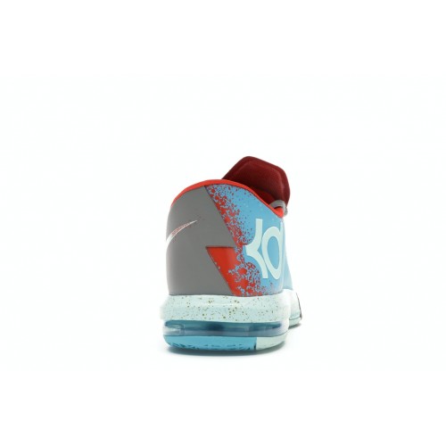 Кроссы Nike KD 6 Maryland Blue Crab - мужская сетка размеров