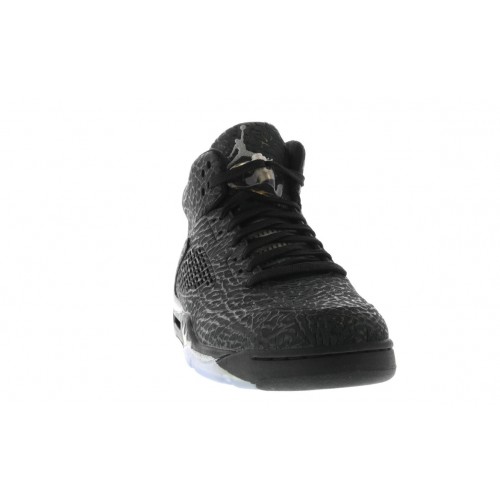 Кроссы Jordan 5 Retro 3Lab5 Black Silver - мужская сетка размеров